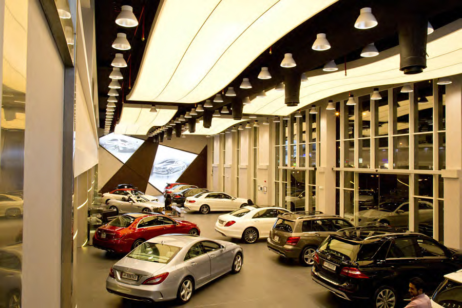 Mercedes Benz Doha Lighting solutions